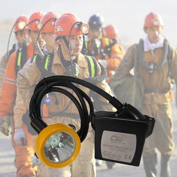 15000lux Waterproof Kl5lm Rechargeable Mining Hard Hat LED Lights 0