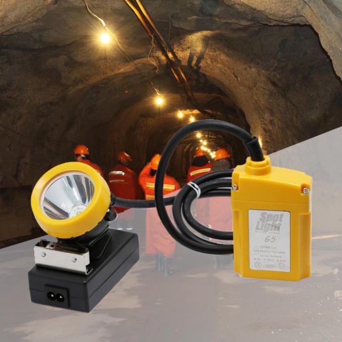 DC4.2V 120 lumens led waterproof ip65 underground cord miners cap headlamp 2