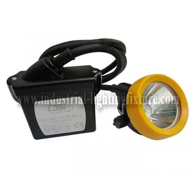 Bright Cord LED Mining Cap Lamp , Portable Led Miner Lamp Long Life 0