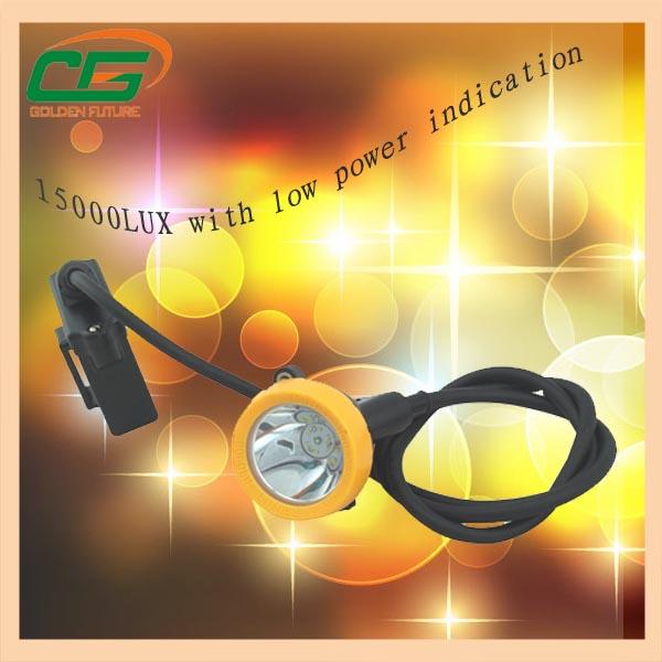 6.6ah Rechargeable Li-Ion Battery Cree Led Industry Safety Helmet Light 0