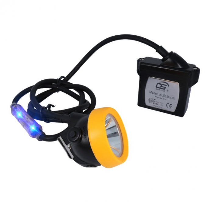 15000Lux Coal Miner LED Mining Cap Lamp With Low Power Indication 3